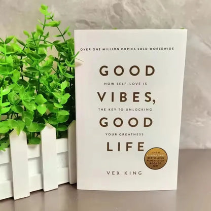 Good Vibes, Good Life – A Self‑Love & Personal Growth Paperback by Vex King