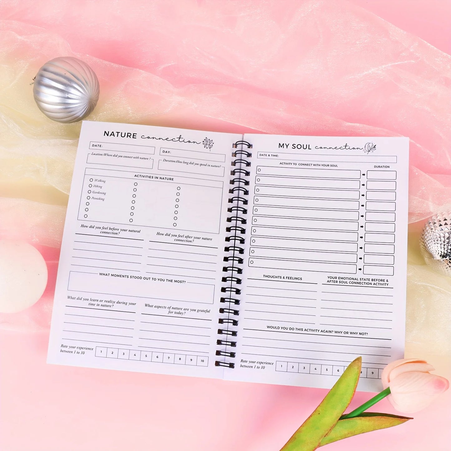 Adult Mental Health Workbooks – Care Journal with Emotion Tracker, CBT Exercises and Relaxation Techniques