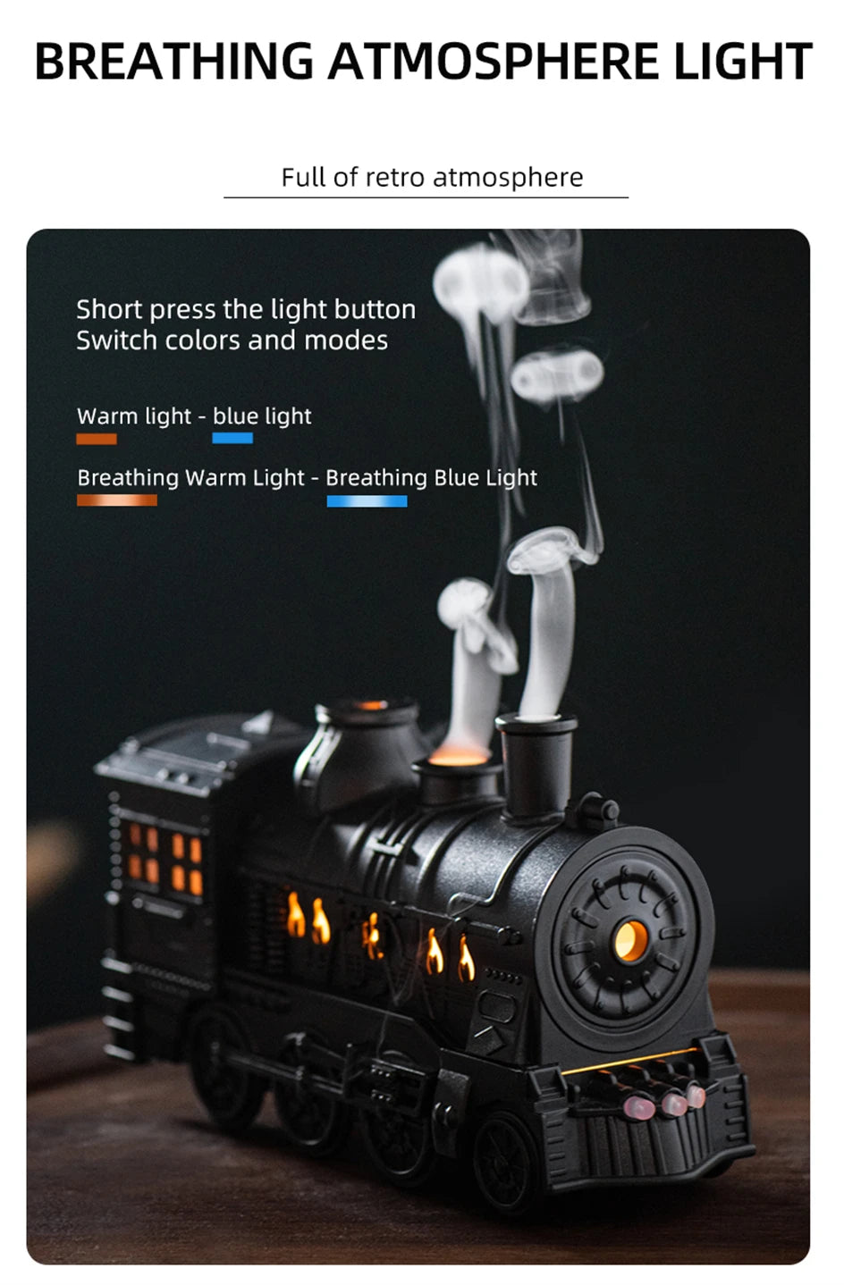 Train Shape Aromatherapy Diffuser
