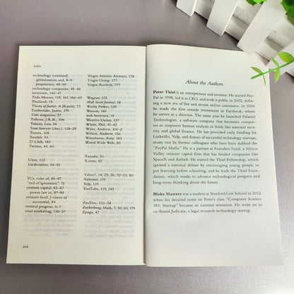 Zero To One By Peter Thiel with Blake Masters Notes on Startups How To Build The Future Encourage Books Livros