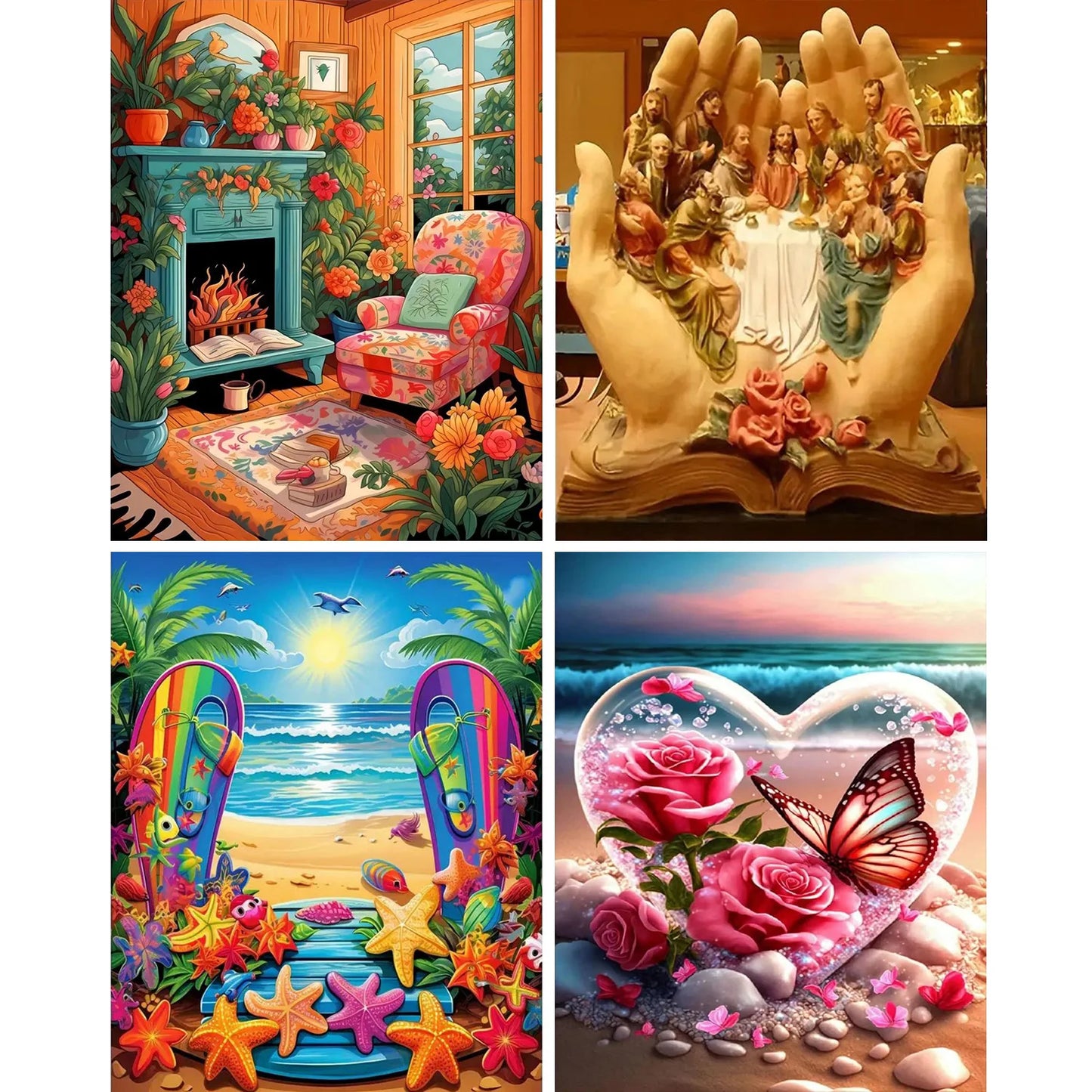 Frameless Paint‑by‑Numbers Canvas Kit — For Creatives Aged 12 to 112