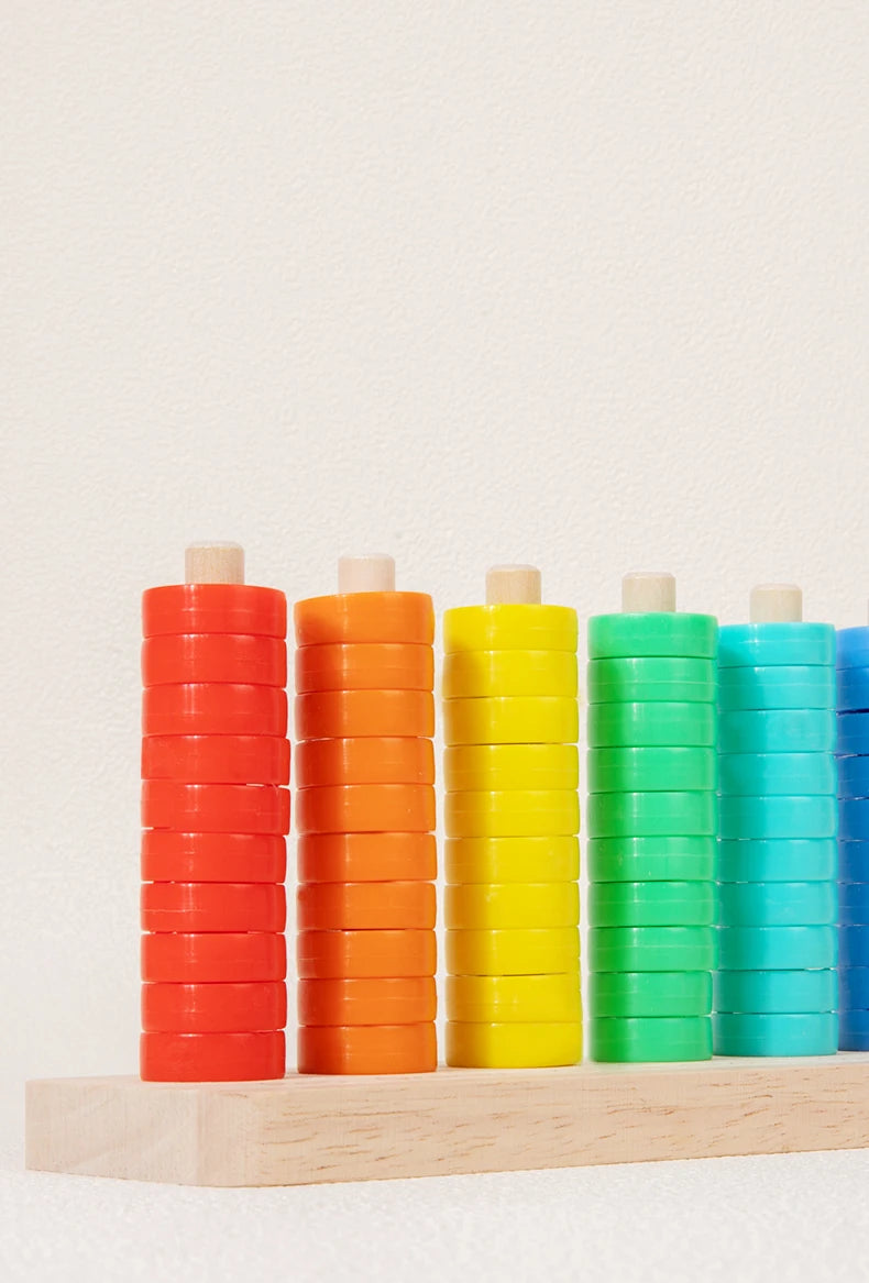 Wooden Montessori Color Matching Game for Kids – Early Learning Educational Toy