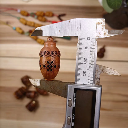 Wood Carved Aromatherapy Hanging Pendant