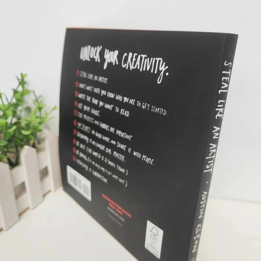 Steal Like an Artist by Austin Kleon Paperback Creative Self Help Book