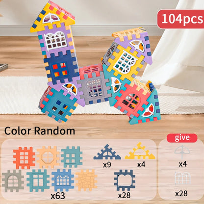Large-Scale House Building Block Big (1 cm)