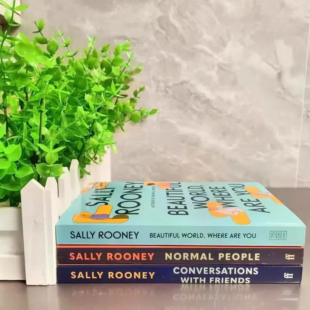 Sally Rooney Novel Series Normal People Conversations With Friends Beautiful World Where Are You Fiction Books