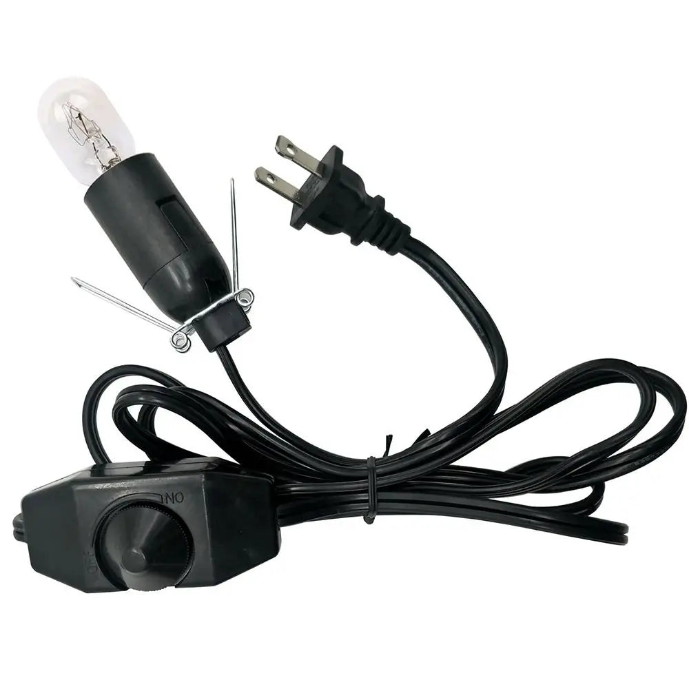 Salt Lamp Cord and Bulb with Dimmer Switch