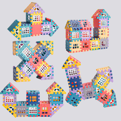 Large-Scale House Building Block Big (1 cm)