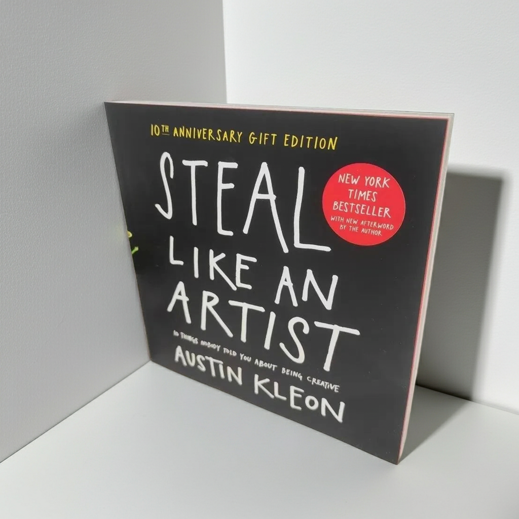 Steal Like an Artist by Austin Kleon Paperback Creative Self Help Book