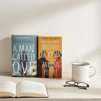 Fredrik Backman Book Set – Anxious People & A Man Called Ove (Paperback Collection)